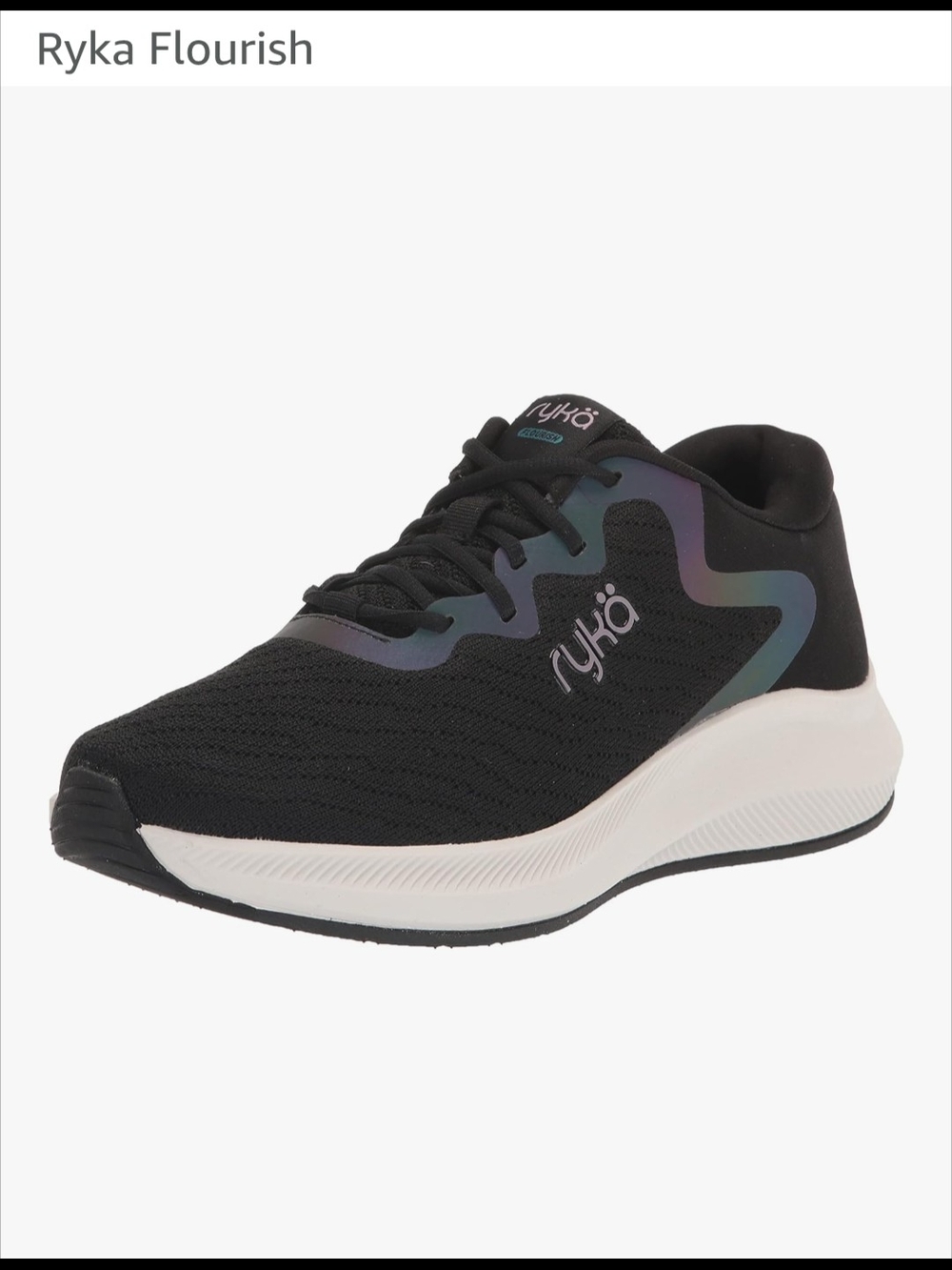 Ryka Flourish Women's Black Athletic Running Shoes